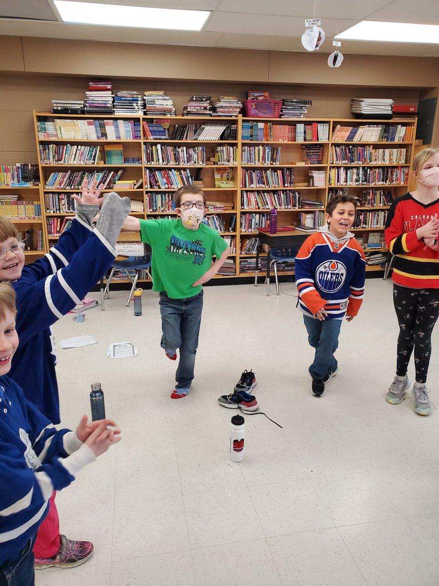 MandiRietmann's tweet photo. We were honoured to hear from Goota today who shared so many stories and traditions from her amazing culture. She is proud to be called Eskimo.  Here are the Grade 3/4's trying the game we learned! #bvschool #csd71 Thanks for joining us, Grade 7's, @KJewett10, &amp; @KimPrettyKim! https://t.co/V5cJi7hyi5