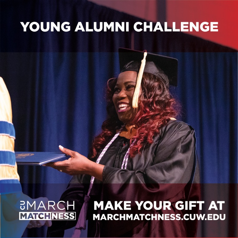 CUWisconsin's tweet photo. We see you classes of 2000-2021! 👀 Enter a little friendly competition between classes when you give a gift to Concordia! See how your class is doing on the leaderboard here: #MarchMATCHnessCU