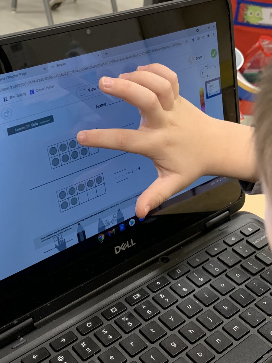 ronda_teta's tweet photo. Subtraction success in Kindergarten using Seesaw! My Kinders are becoming so confident in math and tech skills.@ChathamGroveES #ChathamDigitalLearning https://t.co/dP0SInVlXh
