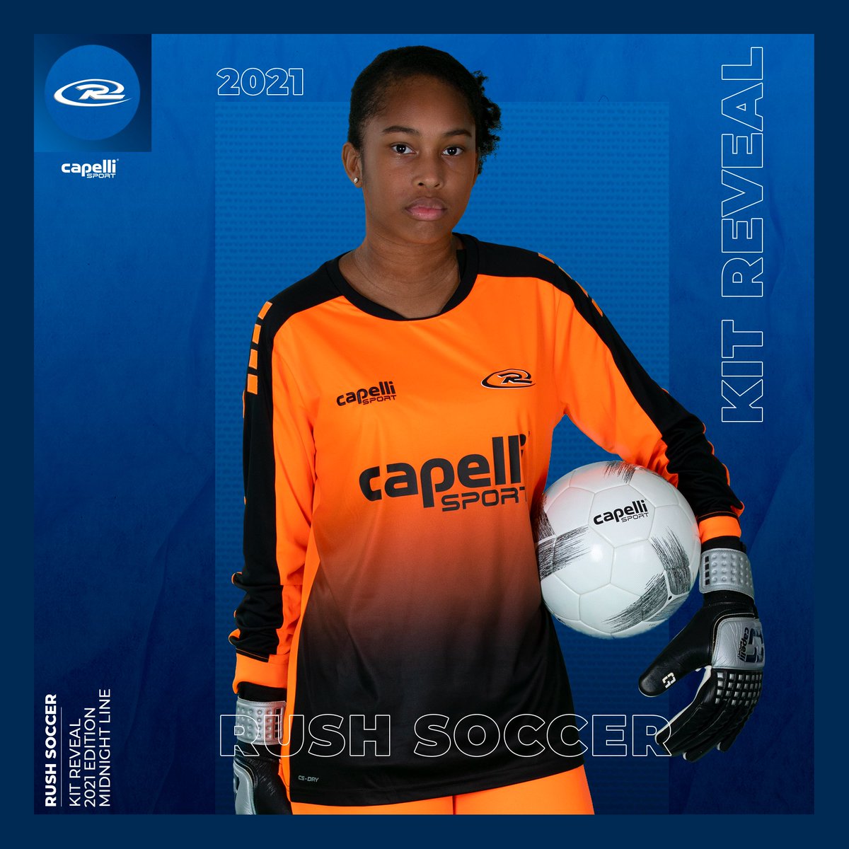 SWMORush's tweet photo. ⚽This one's a KEEPER! 🔥
GOALKEEPER KIT REVEAL ➡️ MIDNIGHT LINE
📣Tag a Goalkeeper BELOW ⬇️⬇️⬇️
#MidnightLine
📸@capellisport @rushsoccer
2️⃣0️⃣2️⃣1️⃣ #RUID
#RushRising #RushKits2022 #MidnightxRush https://t.co/ACZj3Urphu