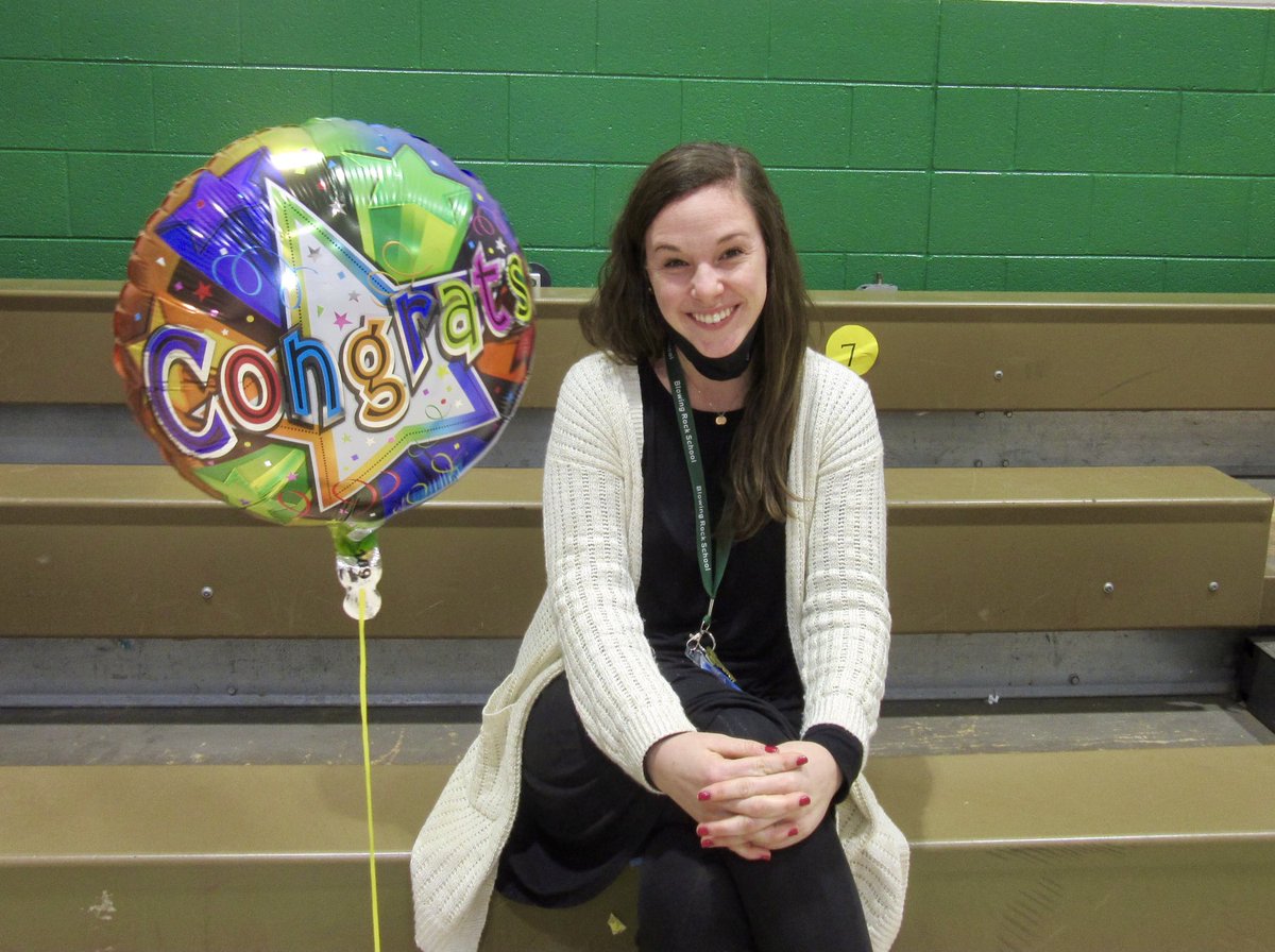 BRSRockets's tweet photo. Congratulations to our Blowing Rock Teacher of the Year! To know her, is to love her. We are so proud of Meagan Kingdon! Way to “rock-it” out for our school, community, students and families! https://t.co/WT42V7daGt