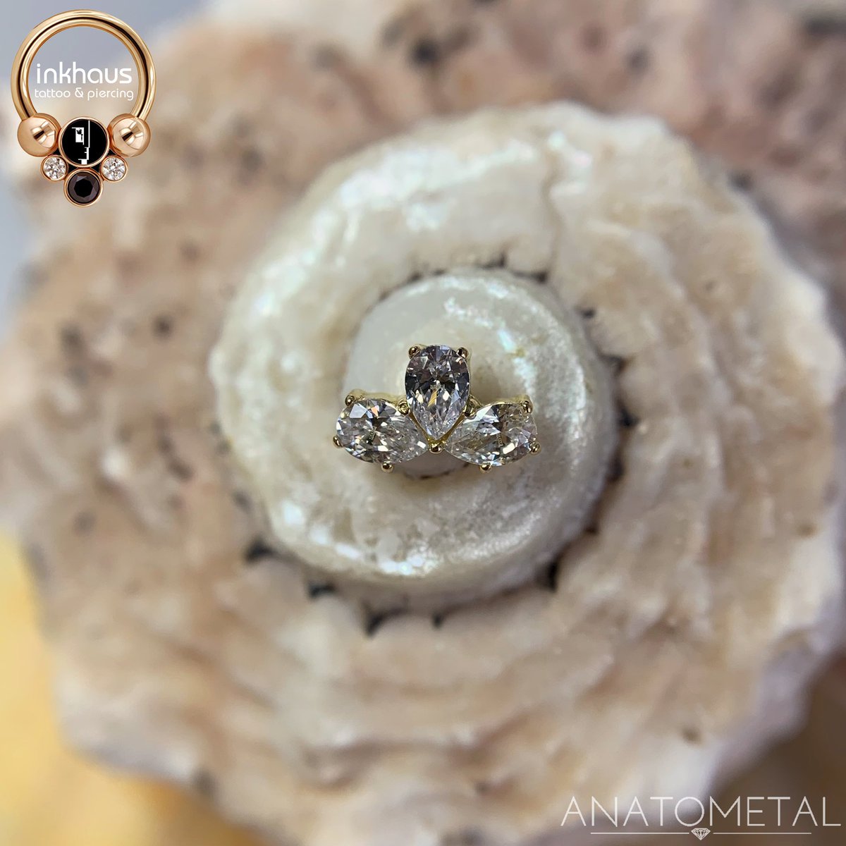 inkhauspiercing's tweet photo. Beautiful pear fan #gemclusters from @ANATOMETAL! π Perfect for a range of piercing placements and available now in our online shop! #piercing #ukpiercing #safepiercing #yarm #teesside https://t.co/CPR9cuNedP