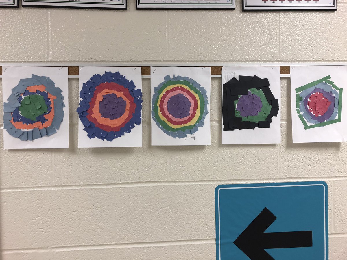 The kindergartens created some beautiful artwork inspired by Alma Thomas. @DrRThorntonPS <a href="/DDSBEarlyYears/">DDSB Early Years</a> #BlackHistoryMonth