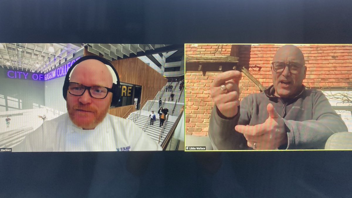 What a fantastic interview with <a href="/GreggAWallace/">Gregg Wallace</a> talking about his amazing career &amp; love of Scottish produce today to our <a href="/CofGCollege/">City of Glasgow College</a>  <a href="/CityCulinaryArt/">City Culinary Arts</a>  students. Thank you from all our students and staff <a href="/Gmacchef/">Gary Maclean</a>  #greggwallace #procheflive