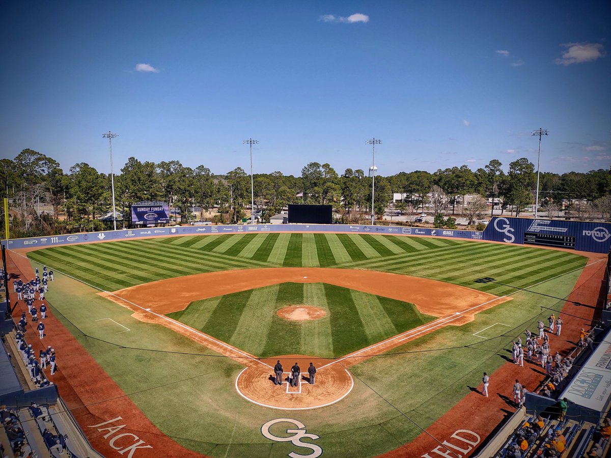 Just getting around to posting this. Opening Weekend, not where we wanted to be but with 8 inches of rain we will take it. @GSAthletics