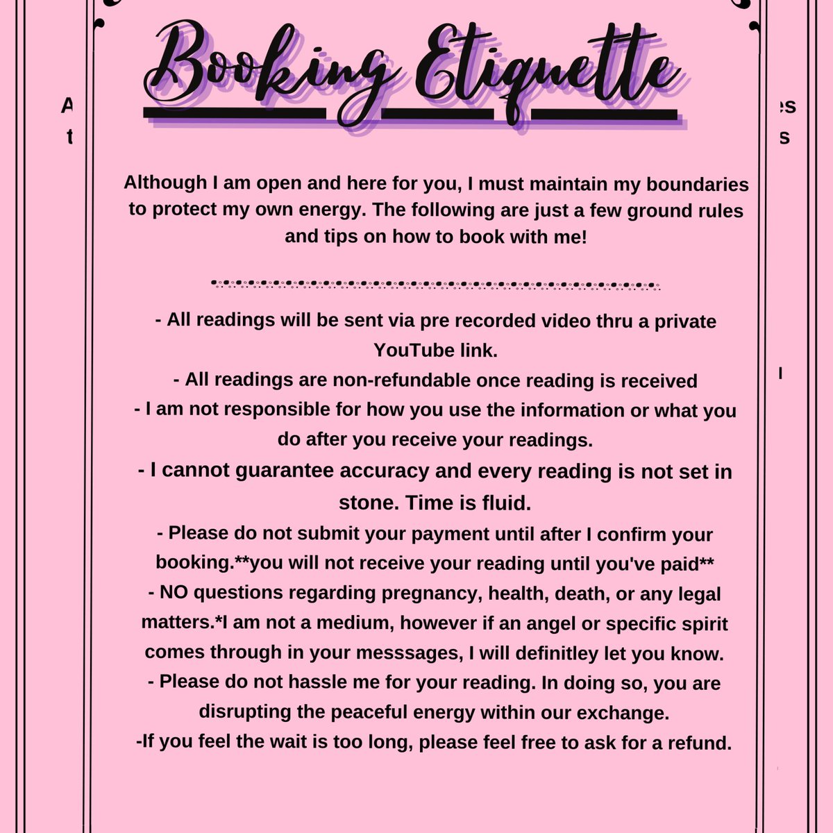 Sangria_Shawty's tweet photo. OPEN FOR BOOKING!
๐ค๐งฟ๐ฎ๐ค๐งฟ๐ฎ๐ค๐งฟ๐ฎ๐ค
#ReadingsWithRee
#RealWitchBitchShit
#selfappreciation #tarot #oracle #intuitivereader #youtubetarotreader
#tarotreadersofinstagramย
#tarotreadersofig #blackgirltarot #blitch #astrology #astrobae #manifest #attraction https://t.co/f8K40jFNzv