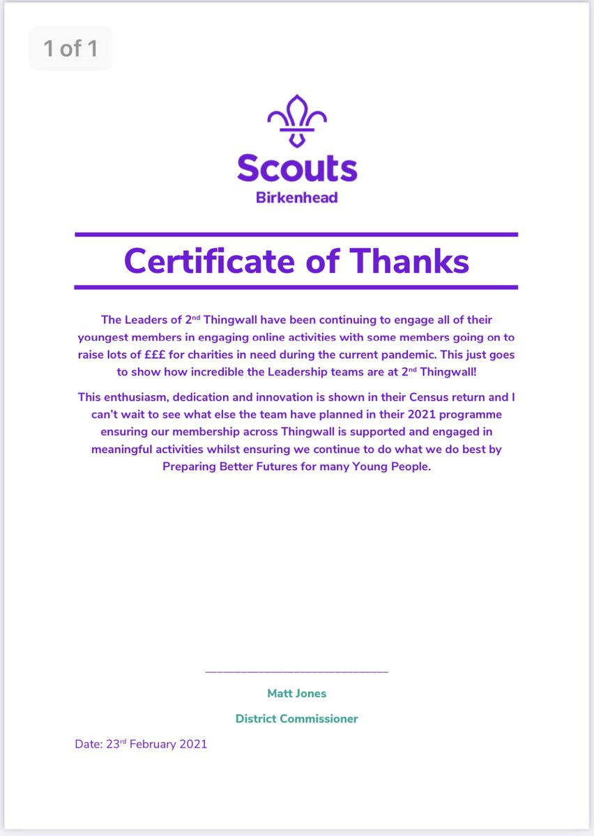 birkenheadscout's tweet image. Today’s #ThankTwo goes to 9 Volunteers at 2nd Thingwall! #BRAVO to you all! 👏