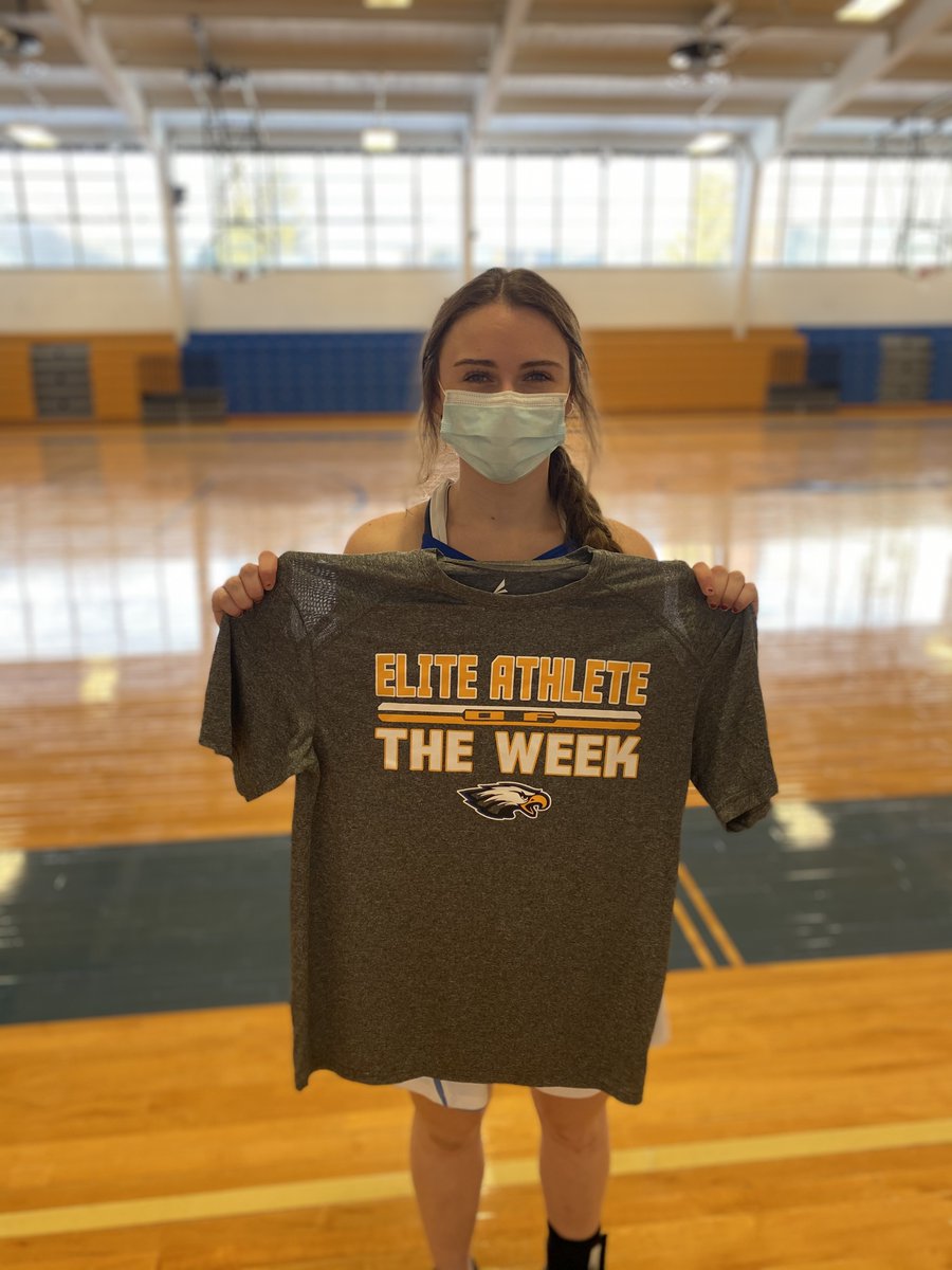 Our 1st ELITE Athlete of the Week is Erin O'Connor. Erin leads the varsity basketball team in steals, assists, &amp; rebounds all while scoring at a high level. She has been an outstanding leader &amp; competitor. She continues to make a positive impact on all levels. Great job Erin!