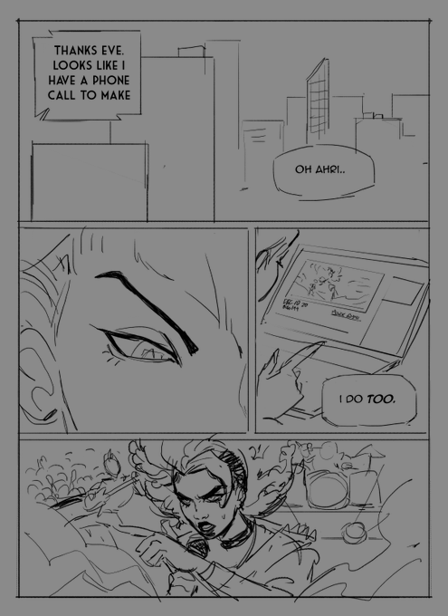 a lil idea of evelynn's secret thing from that interview was pentakill related.... 