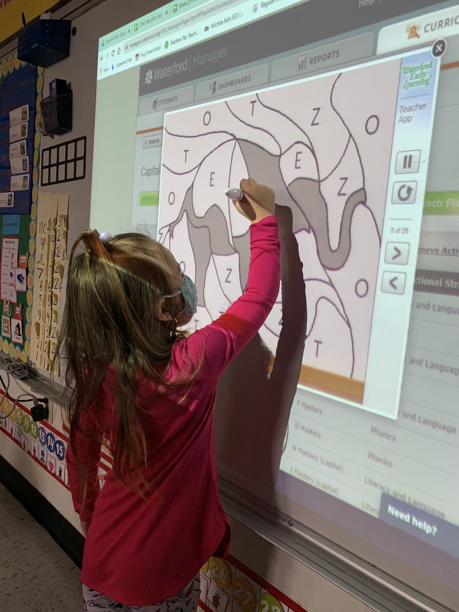 mrscoachfree's tweet photo. Using #waterford to work on blending onset rime and letter recognition today. #wfisdearlylearning #brookbears https://t.co/niSvZstxFm