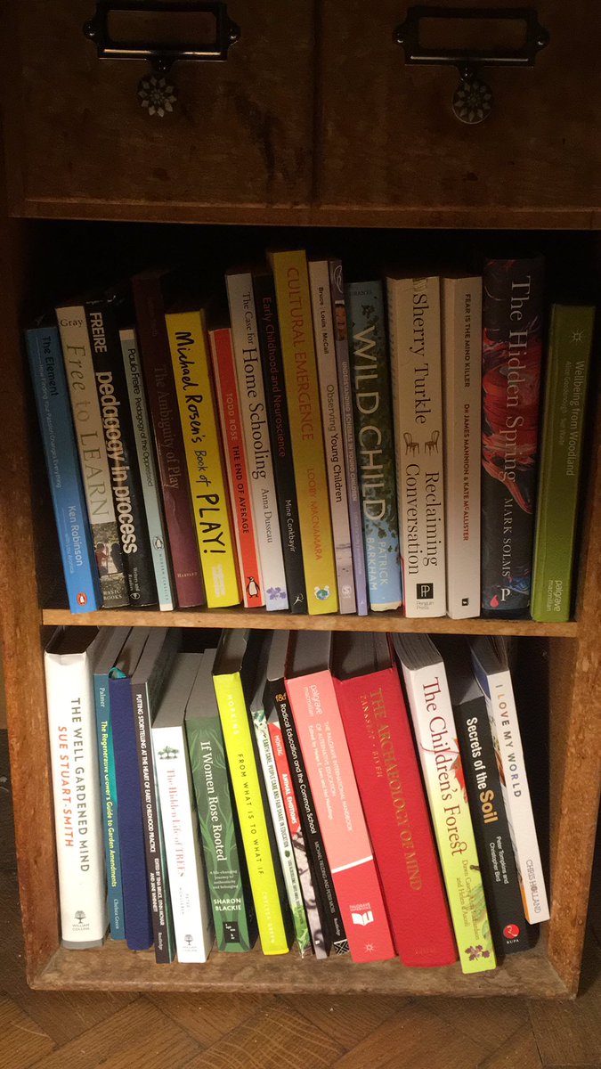 @kathsoweni @RethinkingJames @debrakidd @Rethinking_Kate @robintransition @priyalakhani @MichaelRosenYes @westrisejunior @AKMPeterson Strong list Kathryn!! Looks very similar the bedroom stash I have here 😂 wonder what it says about us! 🥴