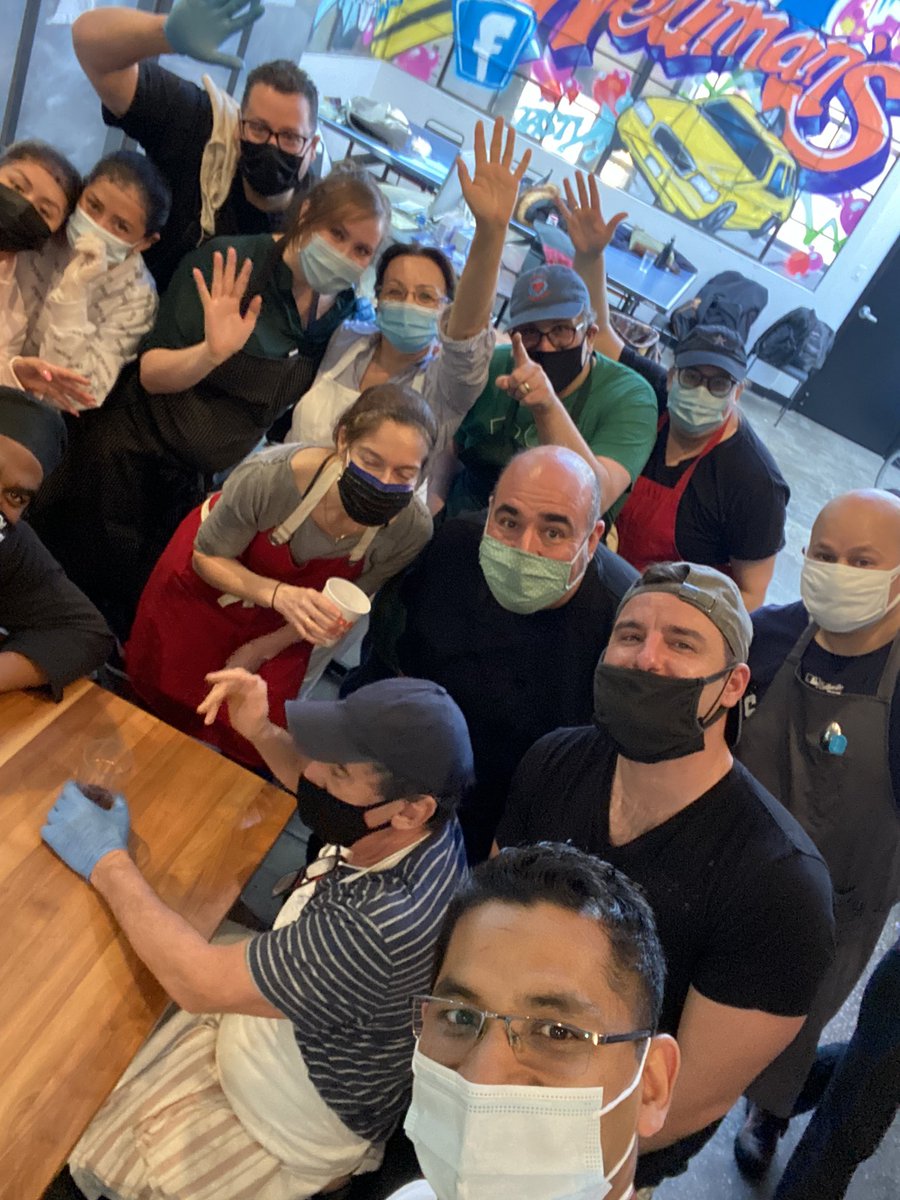 Yesterday a group of chefs and volunteers got together to cook meals for 400 families in Queens. Cooking is caring. <a href="/NeumansKitchen/">Neuman's Kitchen</a> <a href="/ashferbiju/">Ashfer Biju</a> <a href="/PerrineNYC/">Perrine NYC</a> <a href="/michaelmignano/">Michael Mignano</a> <a href="/FidelisCare/">Fidelis Care</a> <a href="/ThePierreNY/">The Pierre, New York</a> <a href="/BelAireDiner/">Bel Aire Diner</a> <a href="/MWellsNYC/">M. Wells</a> <a href="/RealVeggie/">Hulando Shaw</a> @CasaDelChefNY