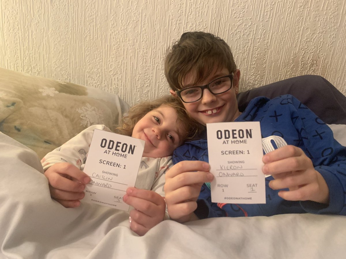 Parkesy_uk's tweet photo. We can’t go to the cinema so we brought the cinema home! @ODEONCinemas #OdeonAtHome @prattprattpratt @TomHolland1996 https://t.co/NuAj1aSrYV