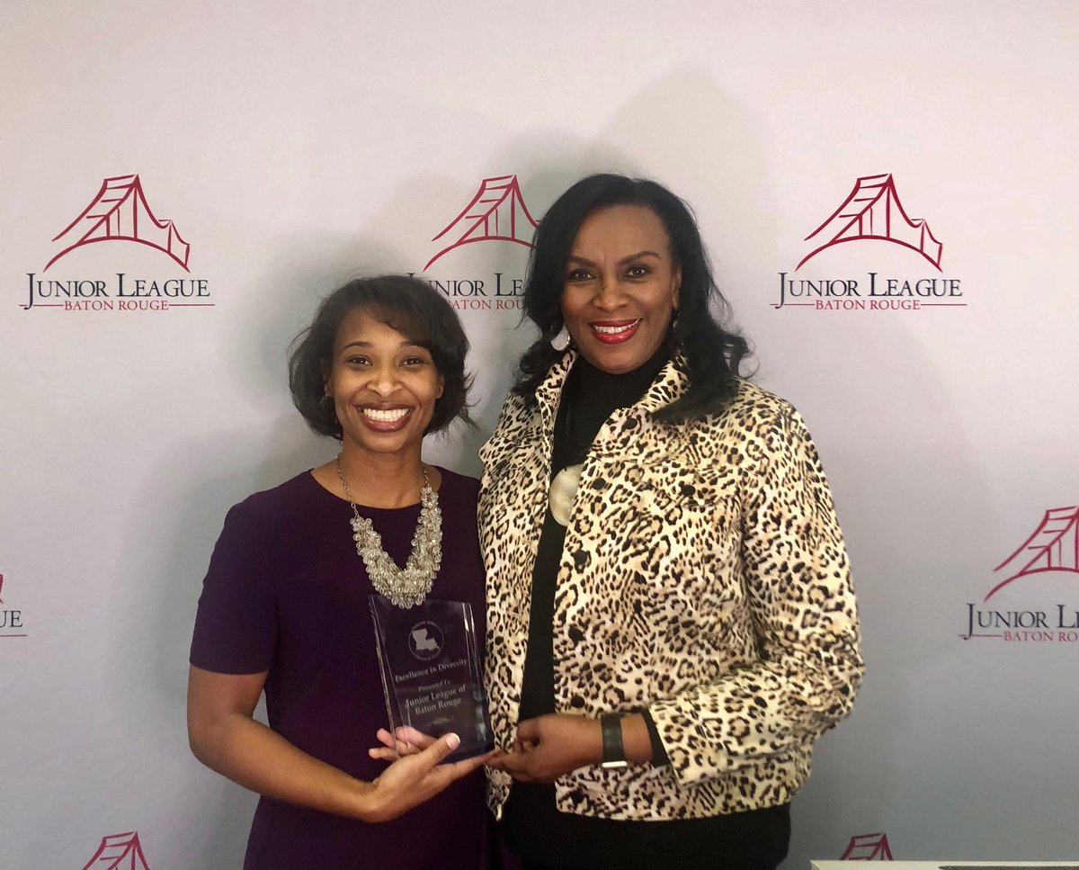 LA_SHRM's tweet photo. Congratulations to the @JuniorLeagueBR on being the winner of the 2021 Louisiana SHRM Excellence in Diversity Award! Thank you for your efforts in advancing Diversity, Equity and Inclusion. #LASHRMDiv #Louisiana https://t.co/ASyIHgCioC