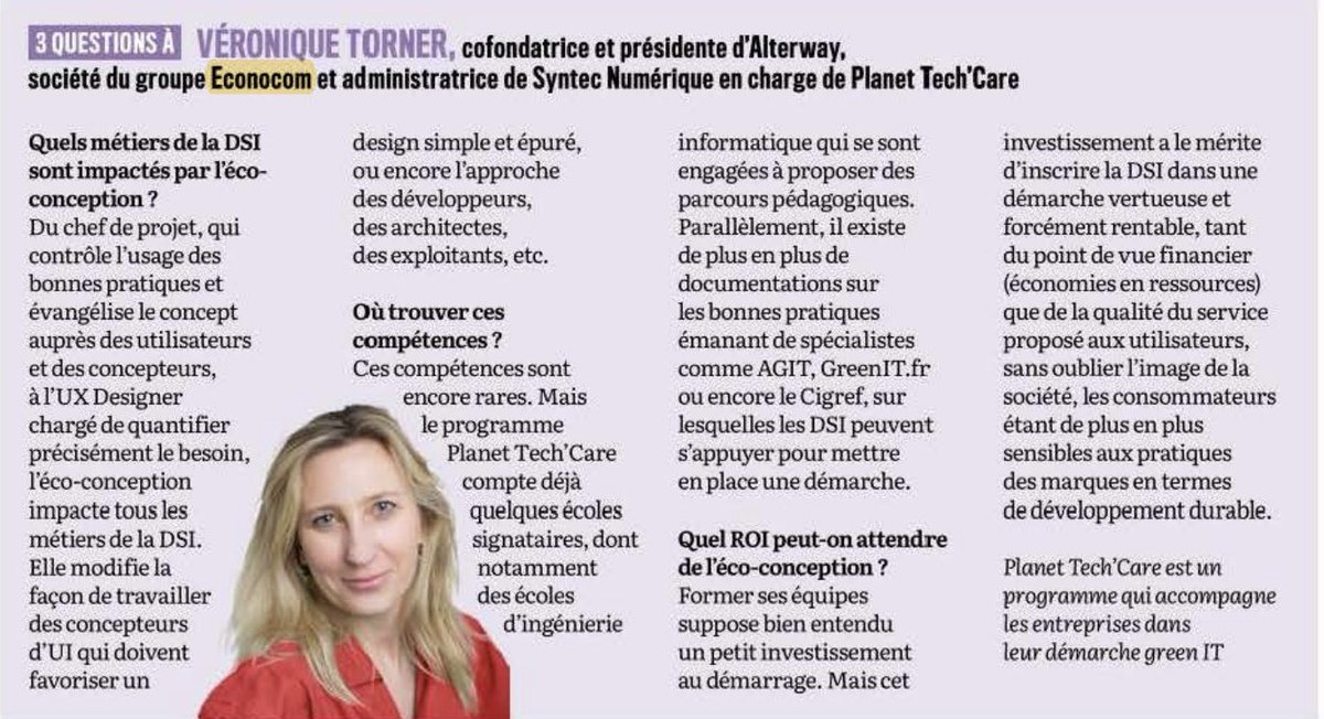 vetorner's tweet photo. Le dossier du mois dans @ITforB : Numérique Responsable &amp; Green IT : Prêts pour le grand bond en avant ?
https://t.co/nis6XsM5oC
@VeroniqueDi - @SylvainHuguet - @alterway - @econocom https://t.co/uh7mk2ky2i