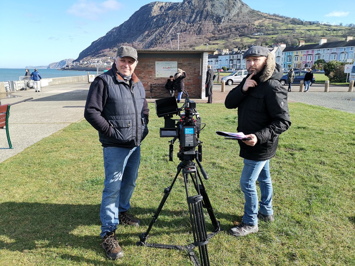 Great to be back on location in North Wales filming again.