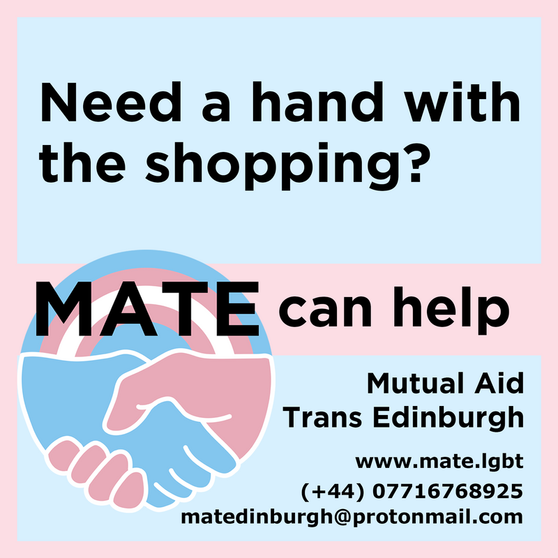 mate_edinburgh's tweet photo. Need help with errands? Ask MATE for help 

 Phone 07716768925 or email matedinburgh@protonmail.com 
 Visit https://t.co/xKPUVN9C0W for details https://t.co/oQ6SldYC5e
