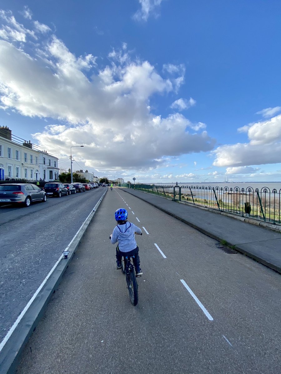 garlittle's tweet image. My sons first time cycling on the #CoastalMobilityRoute yesterday. He absolutely loved it as it was his first proper cycle outside of the parks. #CMR #DLRCC #MobilityForAll
