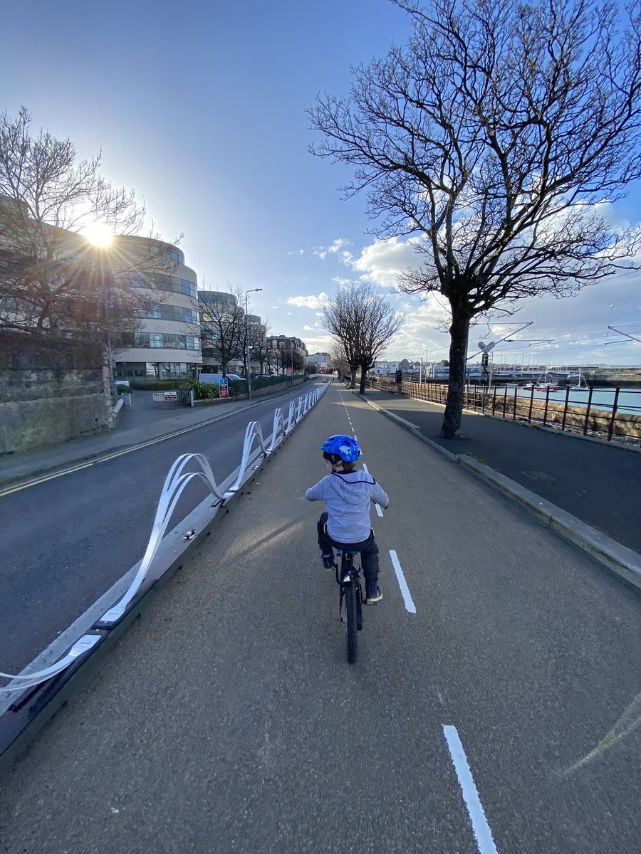 garlittle's tweet image. My sons first time cycling on the #CoastalMobilityRoute yesterday. He absolutely loved it as it was his first proper cycle outside of the parks. #CMR #DLRCC #MobilityForAll