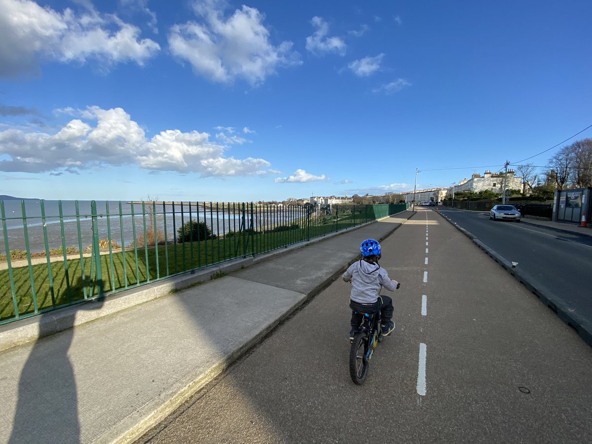 garlittle's tweet image. My sons first time cycling on the #CoastalMobilityRoute yesterday. He absolutely loved it as it was his first proper cycle outside of the parks. #CMR #DLRCC #MobilityForAll