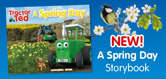 World Book Day here we come...! - mailchi.mp/44e145322c9e/w… With World Book Day just around the corner, we're celebrating with the launch of a NEW Tractor Ted Storybook - A Spring Day - PLUS a Buy One Get One Free across all book titles! See tractorted.co.uk Code: WBD-BOGOF