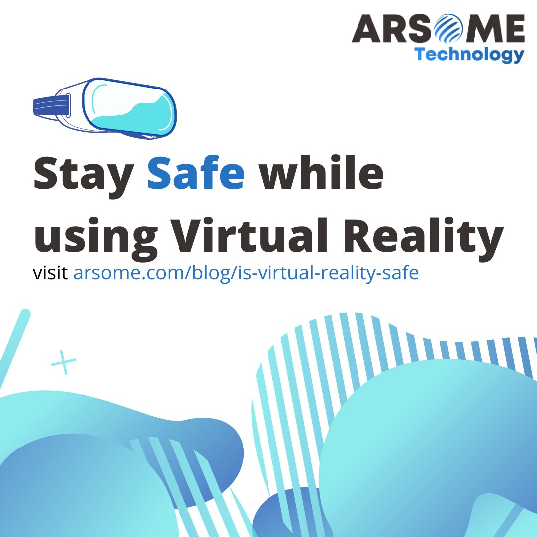 Stay safe with virtual reality. Visit here: arsome.com/blogs/is-virtu… to learn how.

#safety #vrsafety #vr