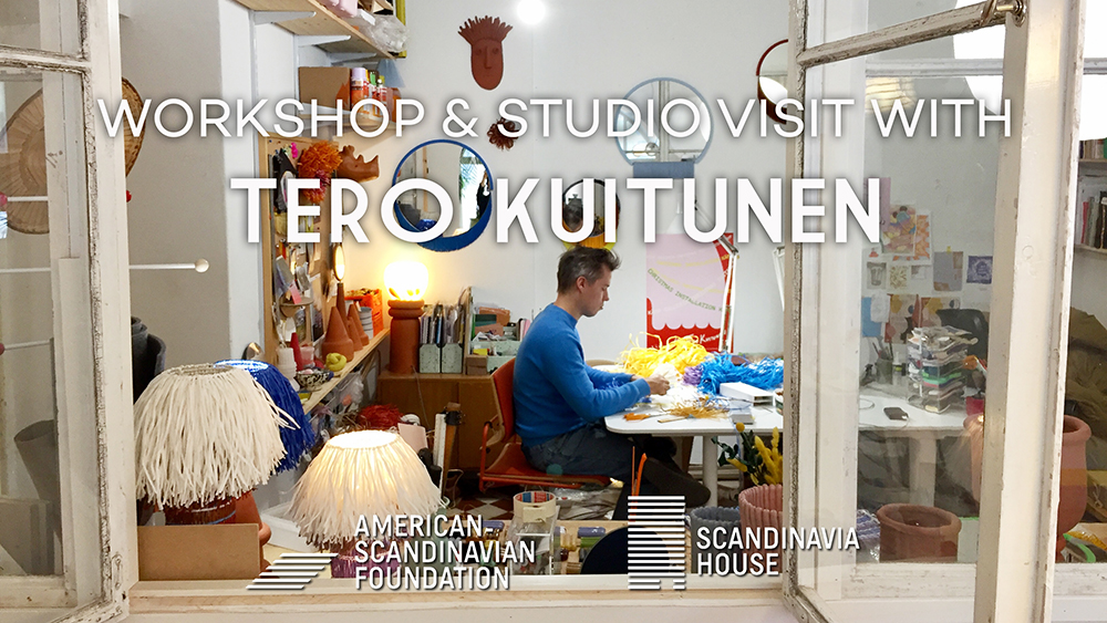 This Saturday at 11 AM ET,  join us for a #workshop + visit to Tero Kuitunen´s colorful studio in Helsinki! A spacial/product designer w/ an upcoming show at  @amoskonst, Tero will show us a special technique in making woven wall hangings. Learn more:

https://t.co/bipZigSBnA https://t.co/GJD8fDZbAY