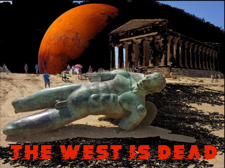 SpaceProles's tweet photo. @cosmocaitt Abolish #spaceforce @SpaceX , give up the #Mars boondoggle, shoot Musk and other demagogue billionaires alone to Mars to rot out the rest of their days eating dust and breathing out of a can.
#SpacePilgrimsFuckOff
#TheWestIsDead
#DecolonizeMars
#Demilitarize https://t.co/xBKXgmc4a7