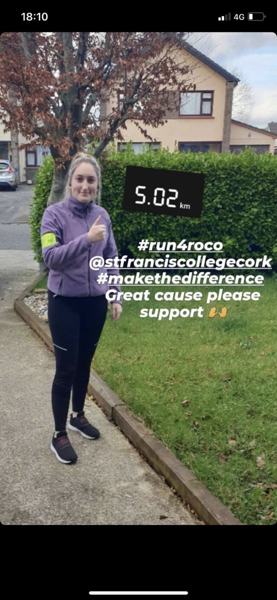 rococork's tweet photo. Almost €2000 raised so far! Thank you and well done to everybody who has contributed so far!🖤🤍 The weekend is promised to be lovely, so get out for your 5km and let us know when you have it done by sending in your pictures! Link in bio to donate! #run4roco #makethedifference https://t.co/cDutHnEuTm