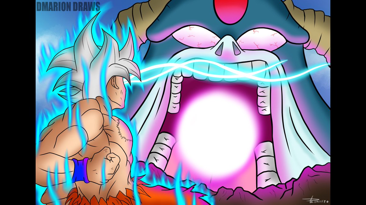DMARI0N's tweet photo. MUI Goku VS Moro
#muigoku #moro #mui #DragonBall #ssj #goku #vegeta #merus #frieza #heartsdbs #sdbh #SuperDragonBallHeroes #moro73 #moroarc #beerus #godofdestruction https://t.co/2tIKICfNVb