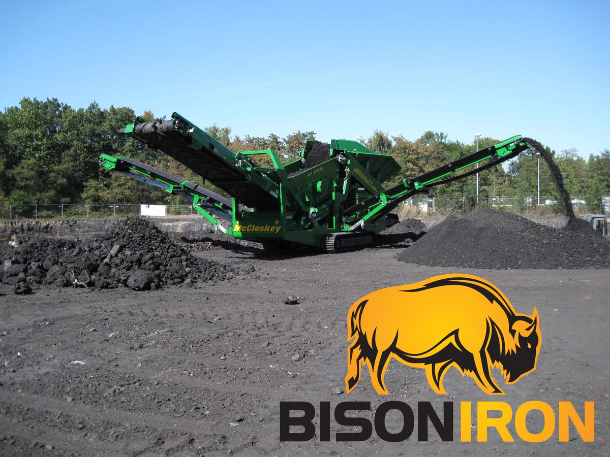 BisonIron's tweet photo. IN STOCK!
2020 McCloskey International R70 Screener

Features:
-Hydraulic folding stockpiling conveyor
-130hp engine
-Condensed transport size
-Tracked for on-site mobility

Interested?  Get in touch!
📞:1-604-813-2424
✉️:info@bisoniron.com
🖱https://t.co/BDJKDI6Nzy https://t.co/TUCRnTjKJ4
