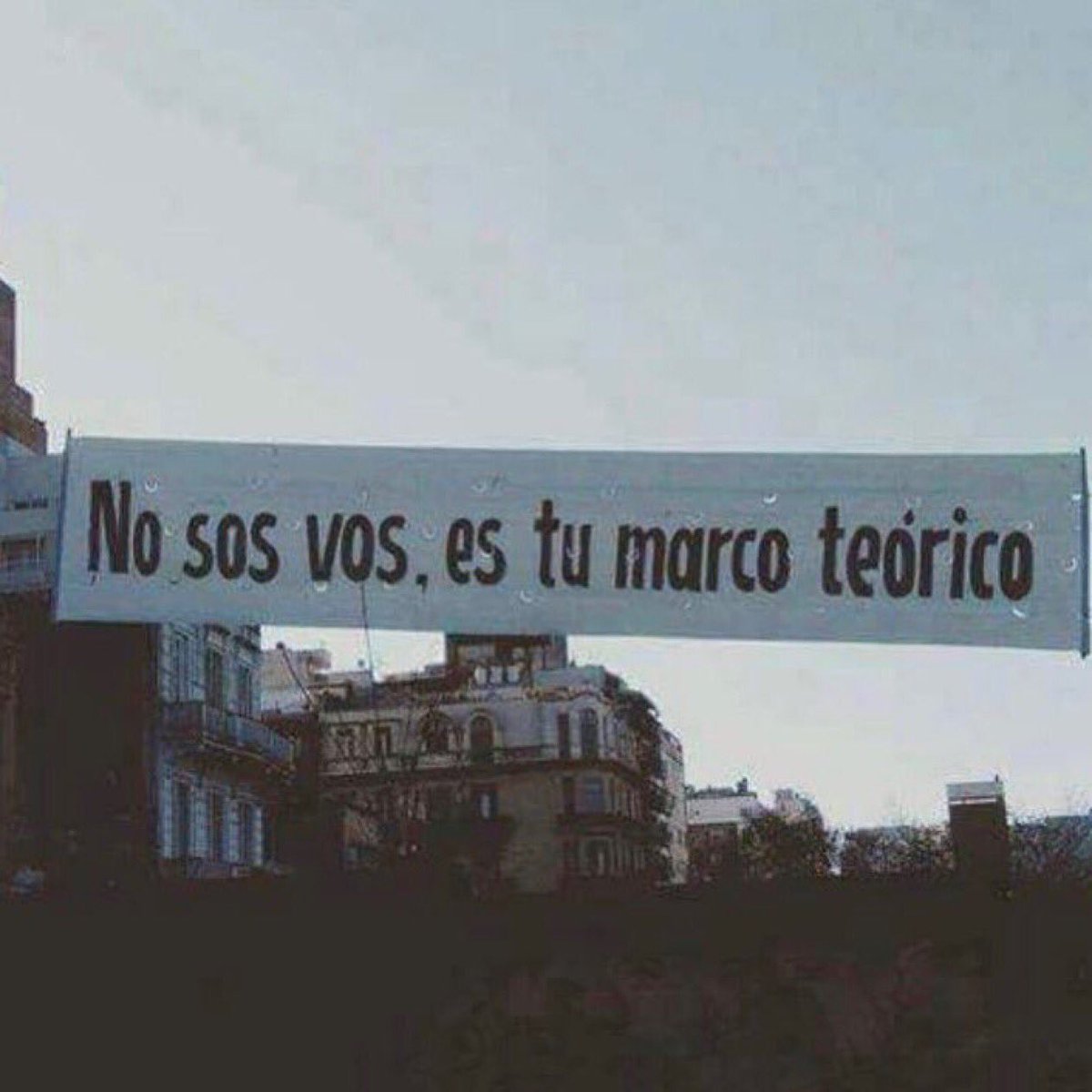 franch_laura's tweet photo. No sos vos. Es tu marco teórico. https://t.co/wsIrjZyz7N
