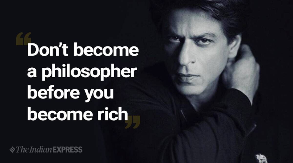 Ashraf__zeya's tweet photo. Don't become a philosopher before you become rich: @iamsrk

SRK RULES BOLLYWOOD https://t.co/GGGjaCYZmV