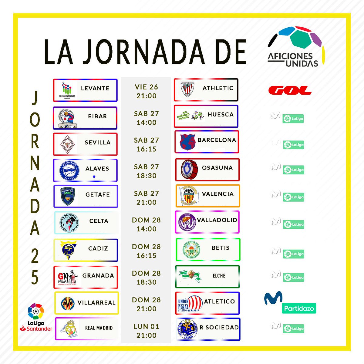 Aficiones Unidas tweet media