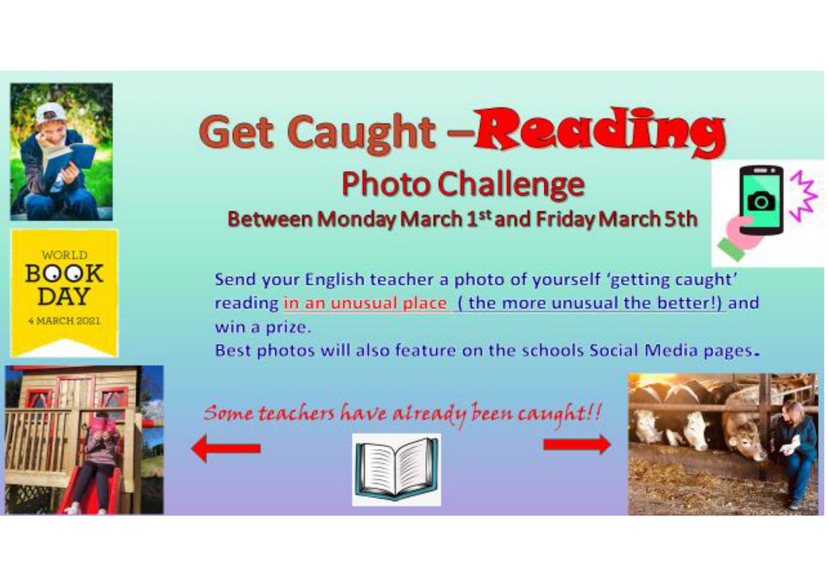 OaklandsCC's tweet image. World Book day takes place this week and we love everything books and reading at Oaklands Community College. To celebrate we are having a fun competition for our students which will run through your English Classes. Have a look here and get snapping with a great book.