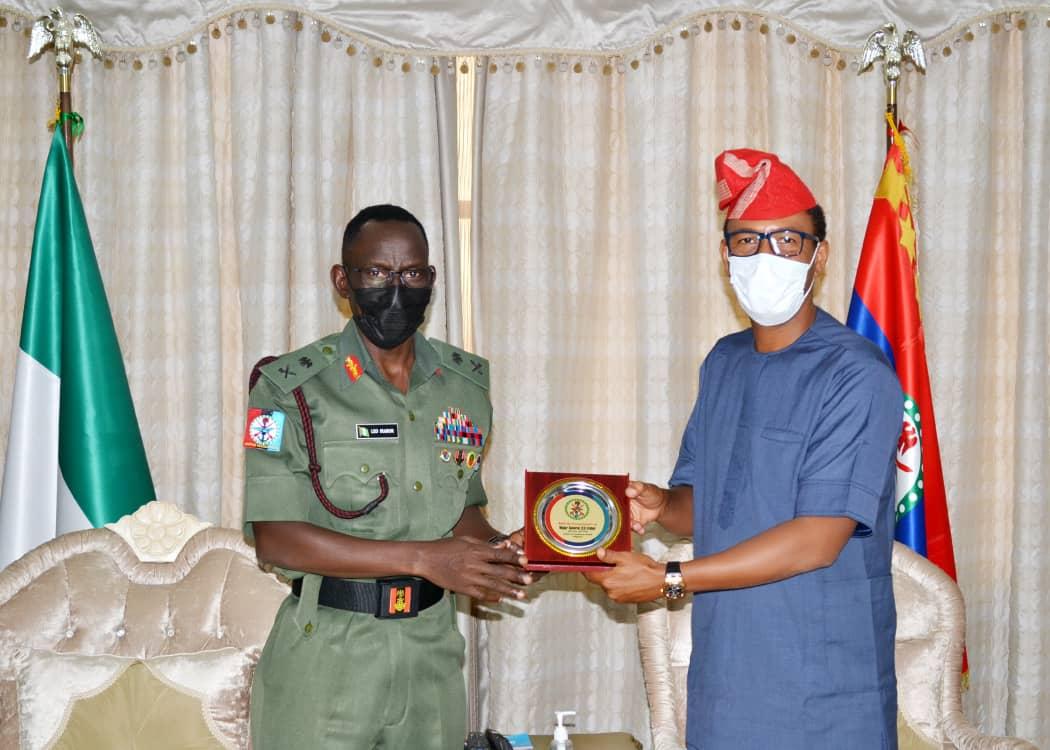 I am delighted to receive the CEO MTN, Mr Karl Toriola and his team to Defence Headquarters to deliberate on how the AFN and MTN Nigeria can partner in the area of securing our country.