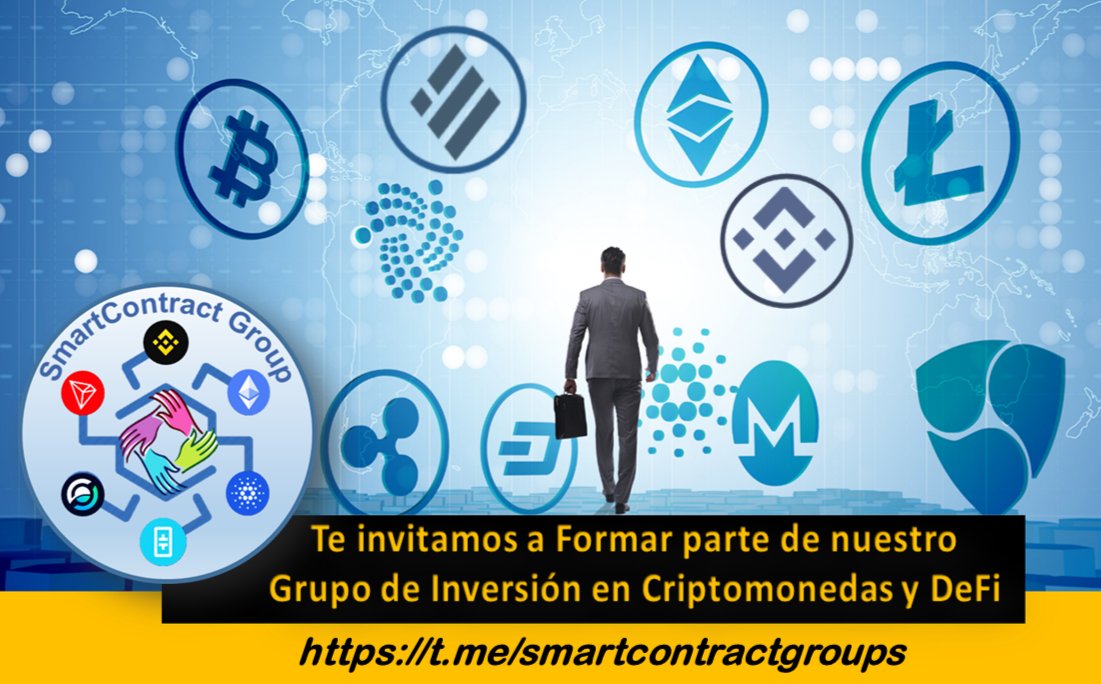 contract_group's tweet image. Hola! somos una comunidad que ha servido como punto de encuentro a Inversionistas, promotores y developers relacionados con el mundo de las Criptomonedas y plataformas DeFi. Únete a nuestro grupo en Telegram: t.me/smartcontractg…  #BSC #DeFi #Binance #Criptomonedas #bnbcoin