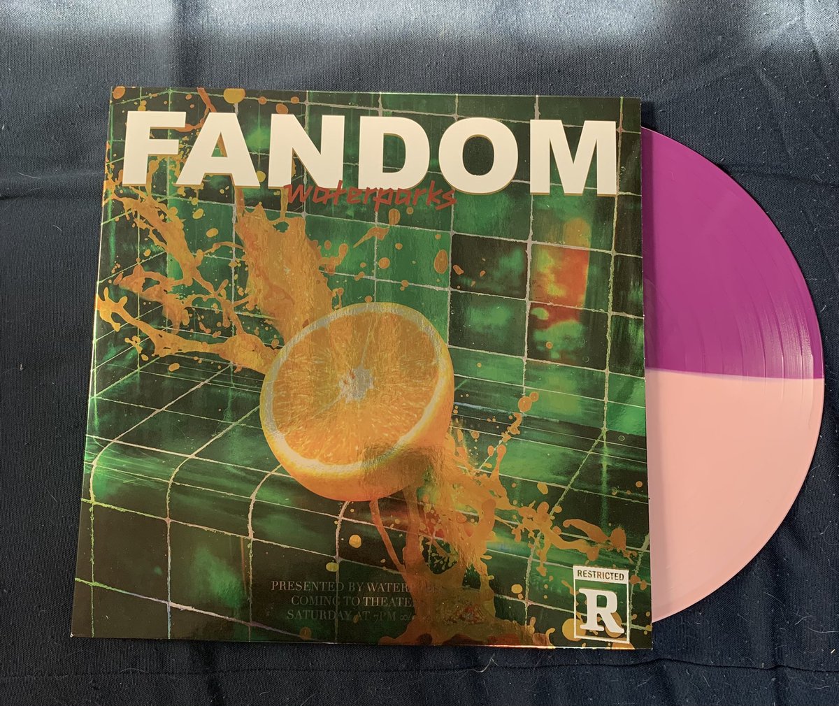 greatest hits by waterparks glow in the dark vinyl