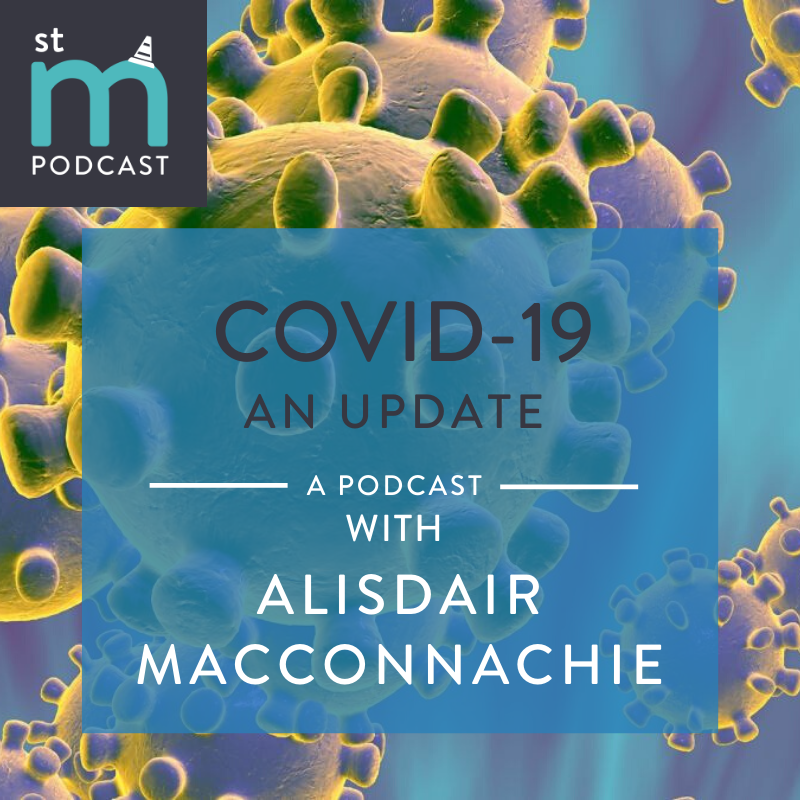 Hot off the press! @eoghan_colgan caught up with Alisdair MacConnachie earlier today for his latest thoughts on the pandemic. There's a lot of super content so we've split it into two parts, the second will be available in the next couple of days. stmungos-ed.com/podcast/covid1…