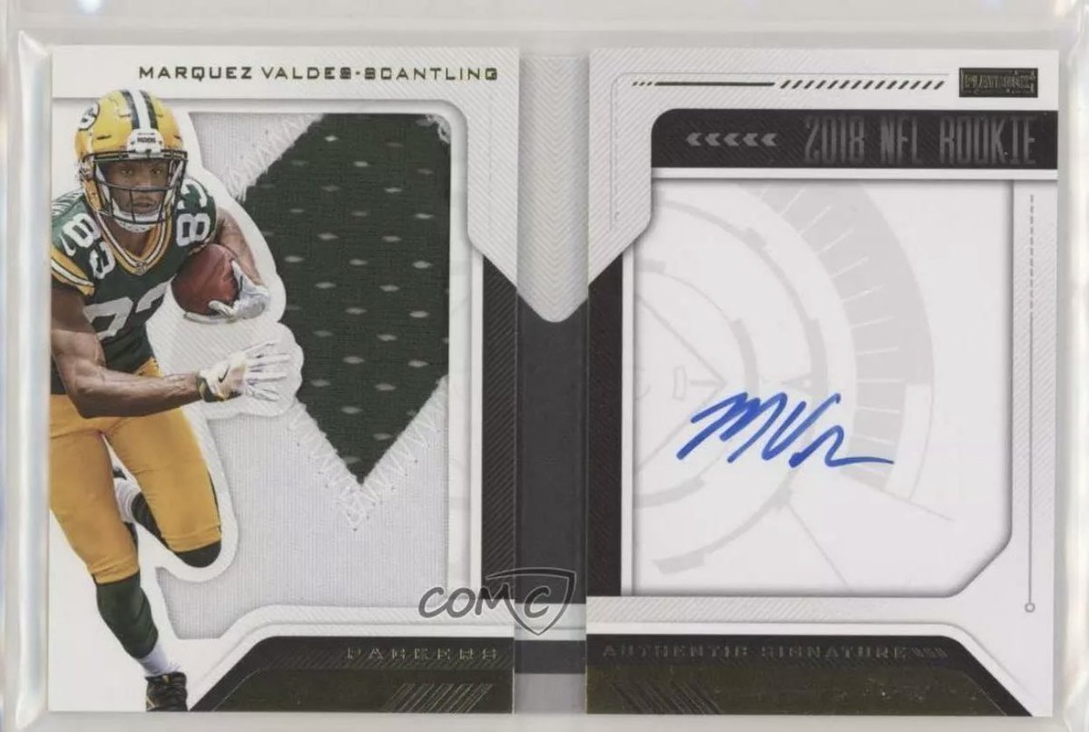 jake_pontone's tweet photo. Actually can’t put into words how hyped I am that I was able to pick this @MVS__11 up from @CheckOutMyCards 🥵🥵🥵
#greenbaypackers #pc87 #gopackgo #rookieauto #mvs #buckcitybreaks https://t.co/bvXOceZPbo