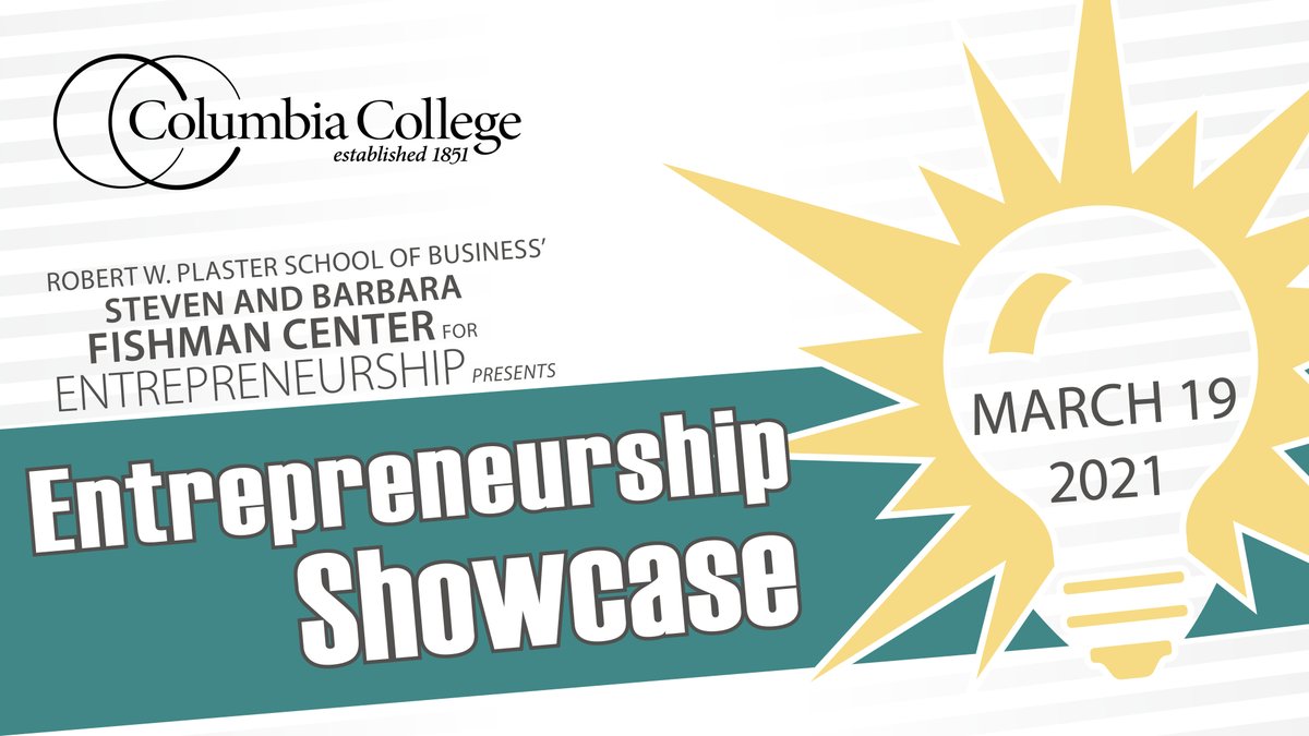 Another exciting edition of the Fishman Center for Entrepreneurship Student Business Pitch Competition is slated for March 19!

11:15 - 11:50 a.m.
- Keynote speaker: <a href="/SarahMidMO/">Sarah Hill</a>

11:55 a.m. - 12:10 p.m.
- Winners announcement

#WeAreCC #Entrepreneurship #SmallBusiness