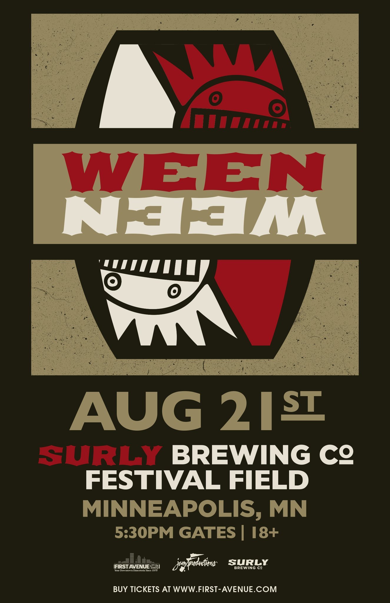 Ween on Twitter "The show at Surly Brewing Festival Field in