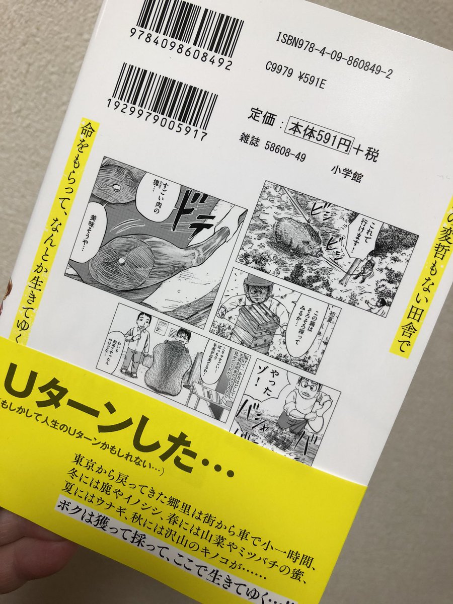 発売日前に担当さんから、編集部に見本が届いてすぐ「良い本になりました!」と喜びの電話をいただきました。
自然と暮らしてゆく道を選んだ漫画家さんのお話。
タイトルに絡む流線のデザイン処理けっこう気に入っております^^
#ボクらはみんな生きてゆく! #アキヤマヒデキ 