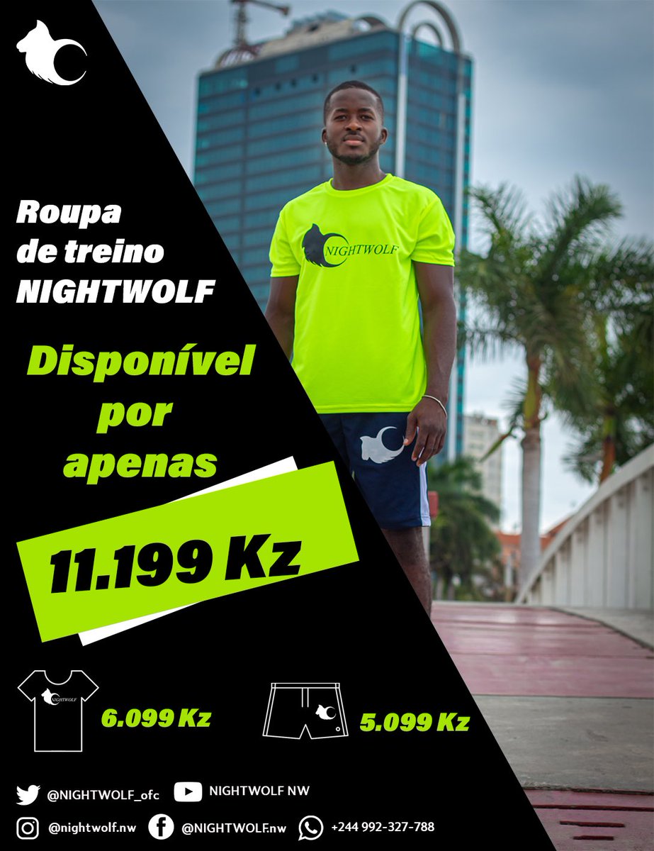 NIGHTWOLF_ofc's tweet photo. Roupa de Treino é novo produto da NIGHTWOLF, dando abertura ao vestuário do mundo dos esportes . Agora podemos fazer parte dos teus momentos excitantes de esporte. 🤾🏽‍♂️🤸🏽‍♀️🧘🏼‍♀️🏄🏽‍♂️🏃🏾‍♂️
NIGHTWOLF, Always Going Up.🚀 https://t.co/uC0XlTeho7