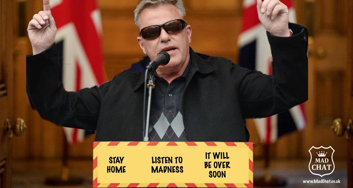 MadChatOfficial's tweet photo. Stay at Home, Listen to Madness, it will soon be over.  Together we will get though it Madness fans ... https://t.co/TDTzt0s0NU  @suggsfanpage @MadnessNews @I_be_MarkB @absoluteradio @Absolute80s @MikeBarson108 https://t.co/LXCP5iy8Xs