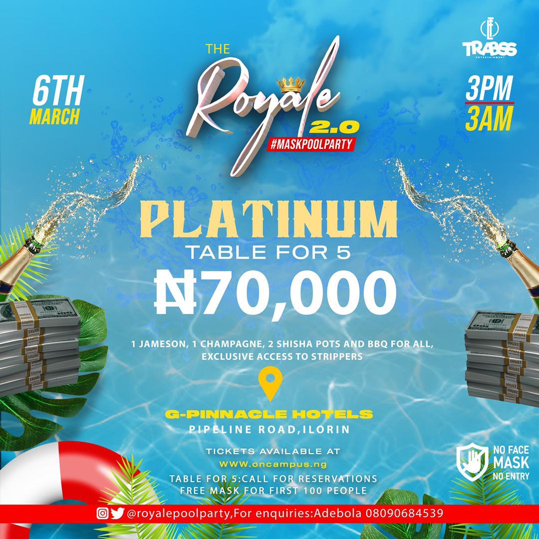 Kennylawrence_'s tweet photo. You go buy abi make i pay for you??
#RoyalePoolParty https://t.co/RHHbvtZlm8