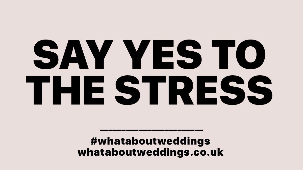 This week all of us in the wedding industry at hoarse, drained and pushed further to the edge financially. Make a game show out of that <a href="/BorisJohnson/">Boris Johnson</a> <a href="/RishiSunak/">Rishi Sunak</a> - we are not reality TV we are real businesses #whataboutweddings