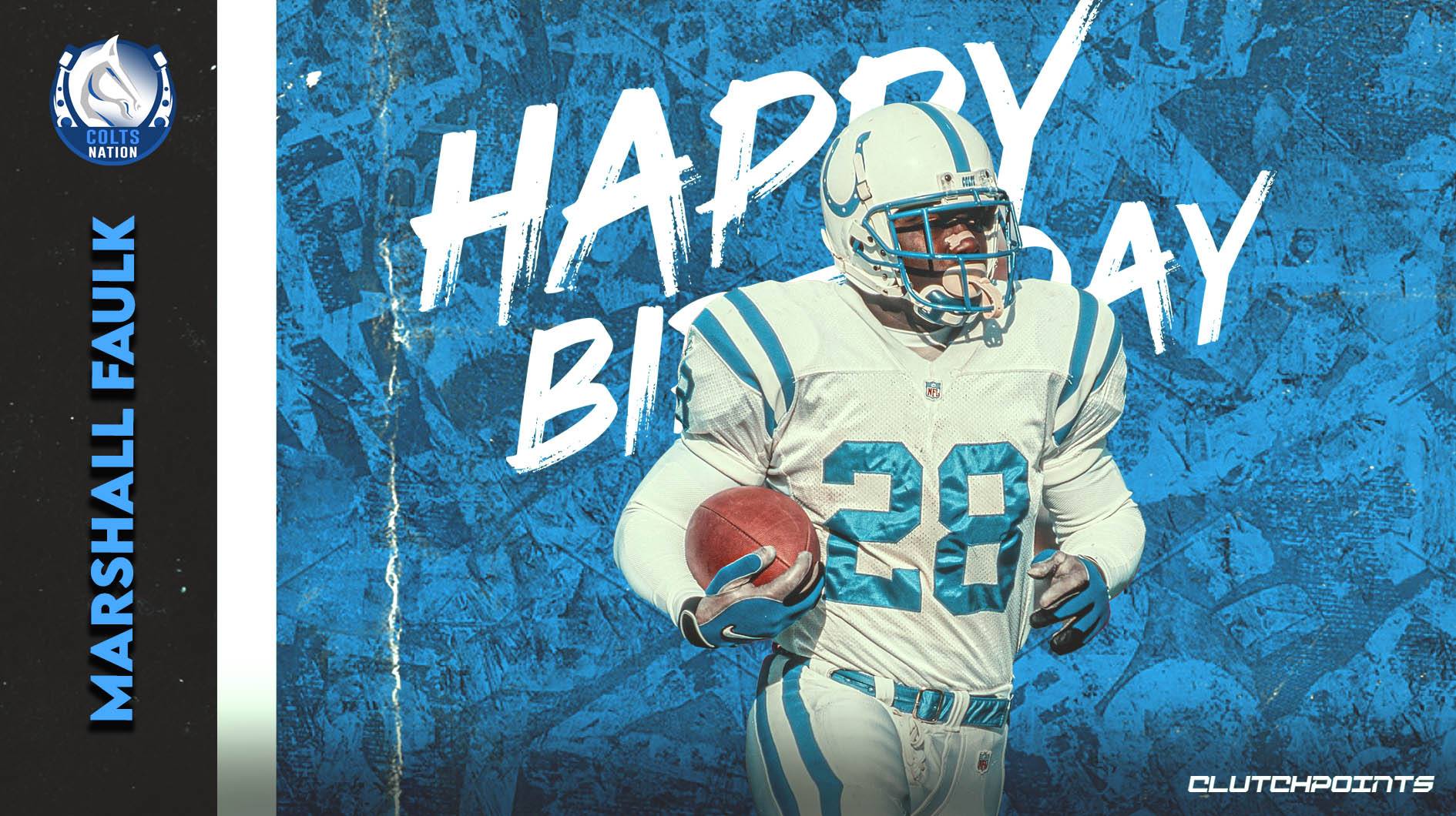 The best RB entering the millennium? Undoubtedly, Marshall Faulk!

Happy Birthday! 