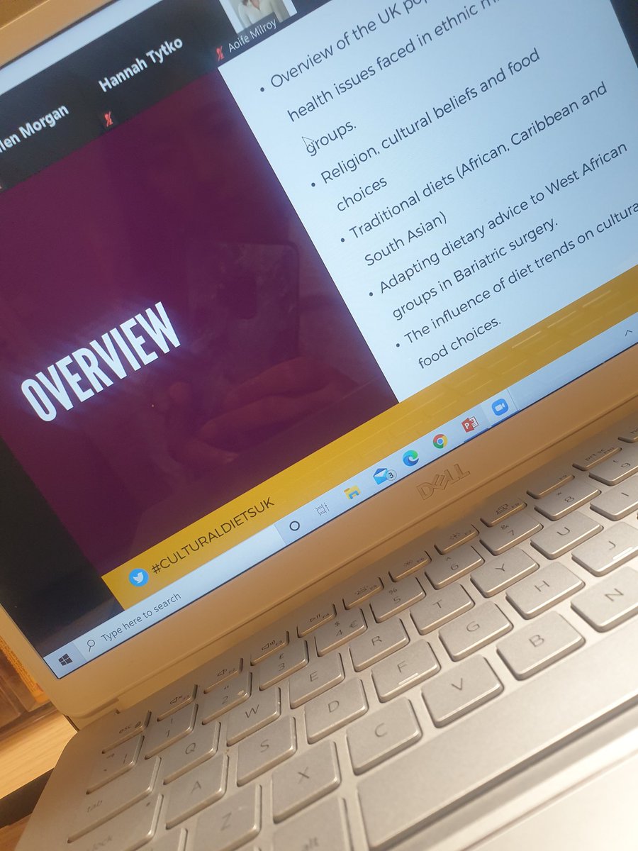 What we'll be presenting this evening #CulturalDietsUK