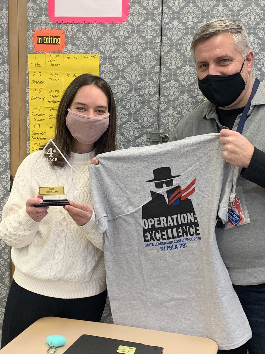 HighlanderGL's tweet image. Congrats to our Editor-In-Chief, Sara Fajardo, for placing fourth in the FBLA Journalism competition! She was invited to compete in Nationals, but Covid prevented the event from occurring. Go Sara 🎉🎉🎉